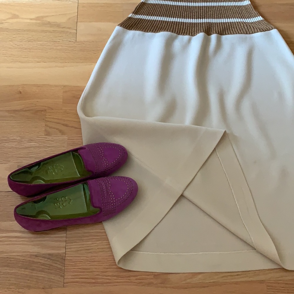 📍FIRM📍RARE Italy Vintage 🌞2pc knit dress set suit - Picture 10 of 16